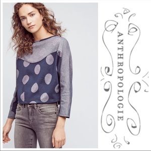 Anthropologie Postmark Cropped top